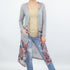 Yellow Hera long sleeve hooded light cardigan, soft fabric, casual fit, shown in a neutral color on a plain background.