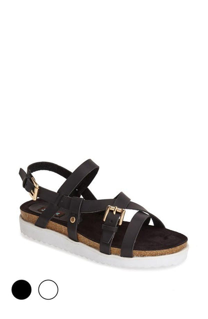 Black JAXON footwear by Azure Ophion featuring sleek design and comfortable fit, shown in a close-up view.