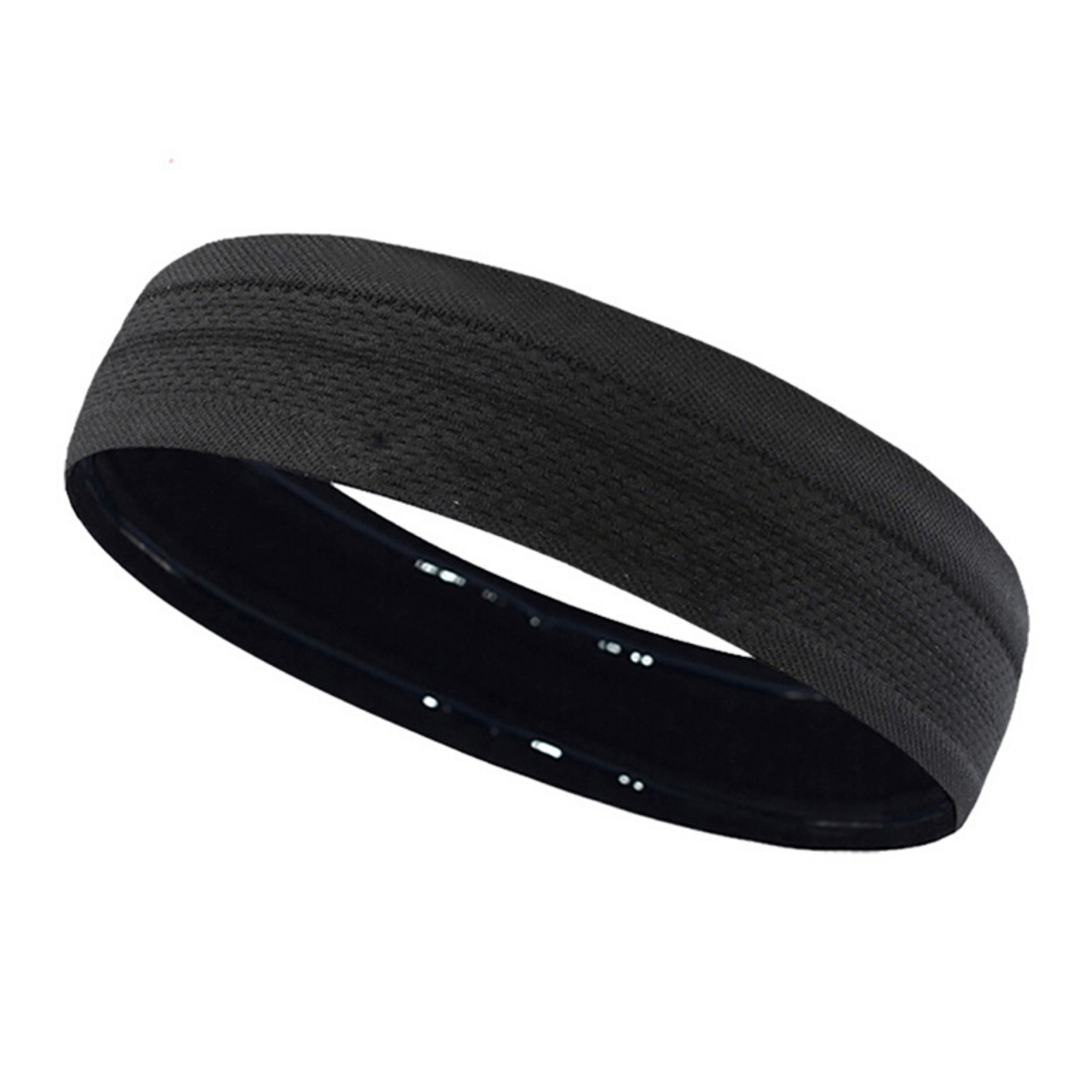 Black Lavender cardio cross-training headband, stretchy fabric with moisture-wicking material, designed for workout comfort.