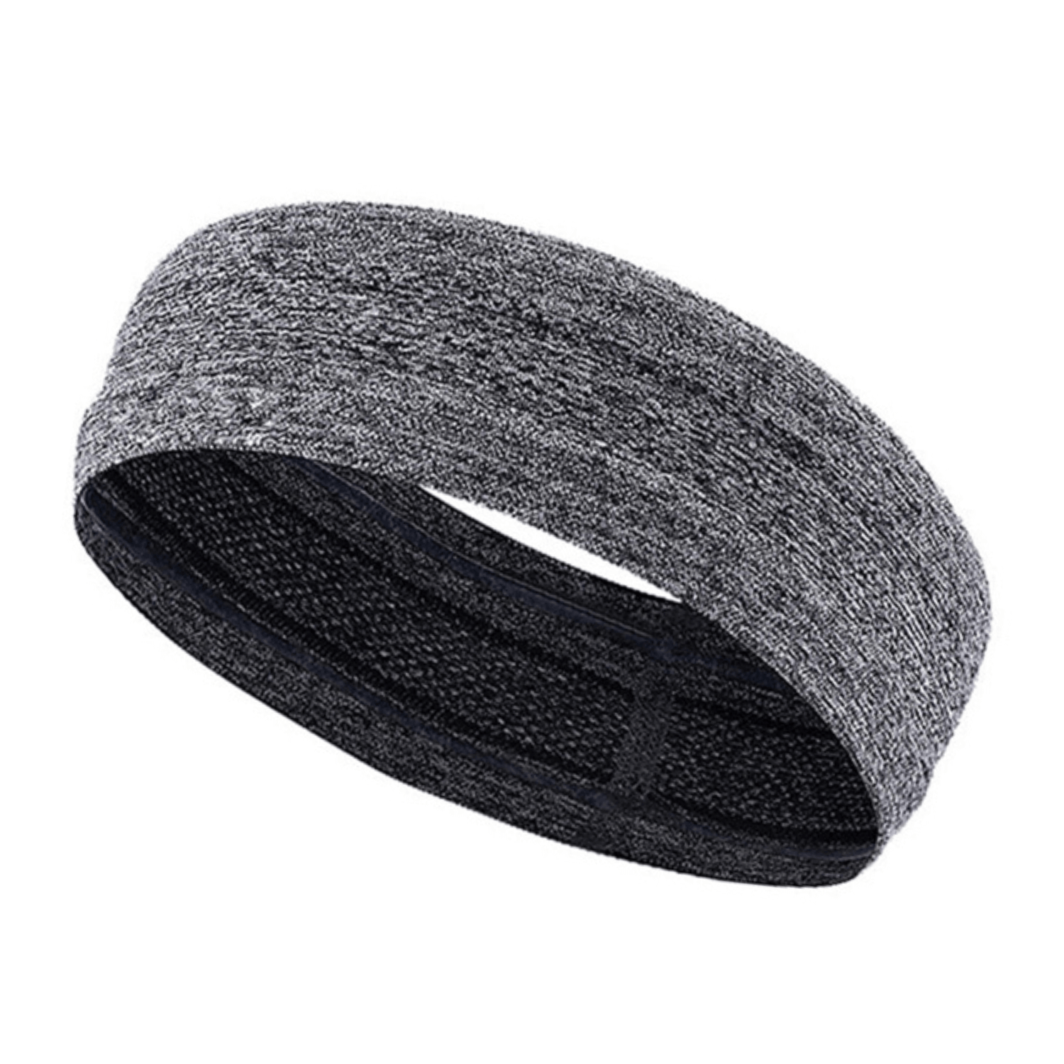 Gray Black Lavender Cardio Cross-Training Headband showing a comfortable fabric headband designed for workout activity.