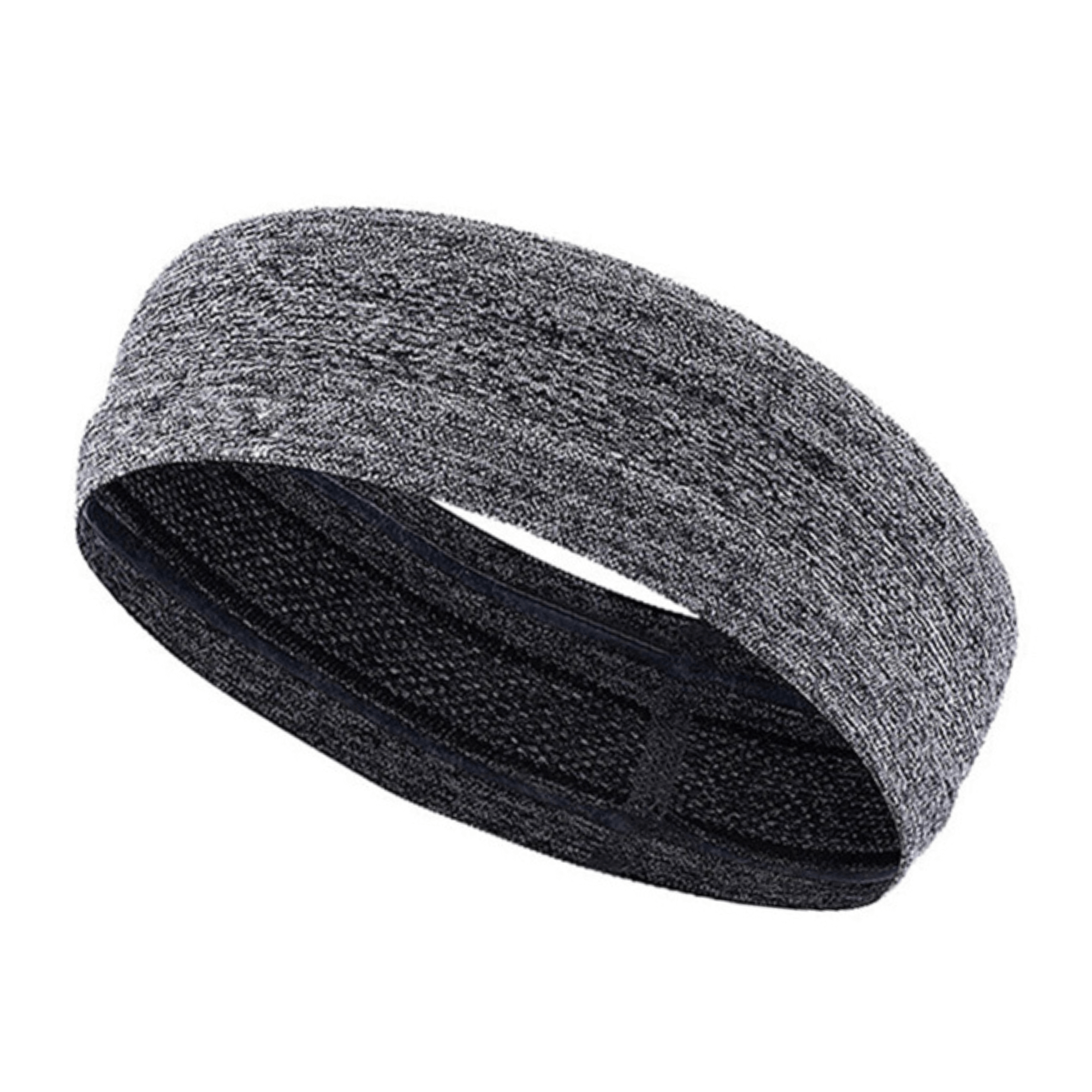Gray Black Lavender Cardio Cross-Training Headband showing a comfortable fabric headband designed for workout activity.