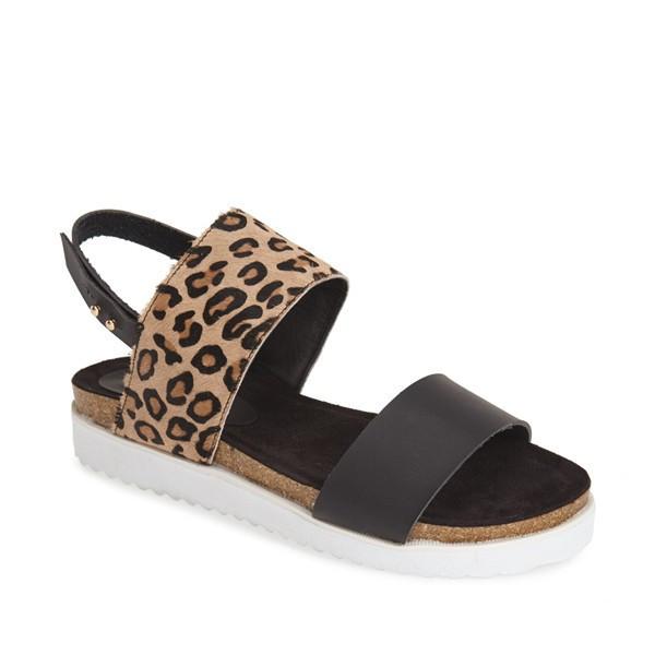 Azure Ophion JOLLEEN footwear in beige, stylish open-toe sandals with chunky heels and ankle straps, ideal for casual wear.