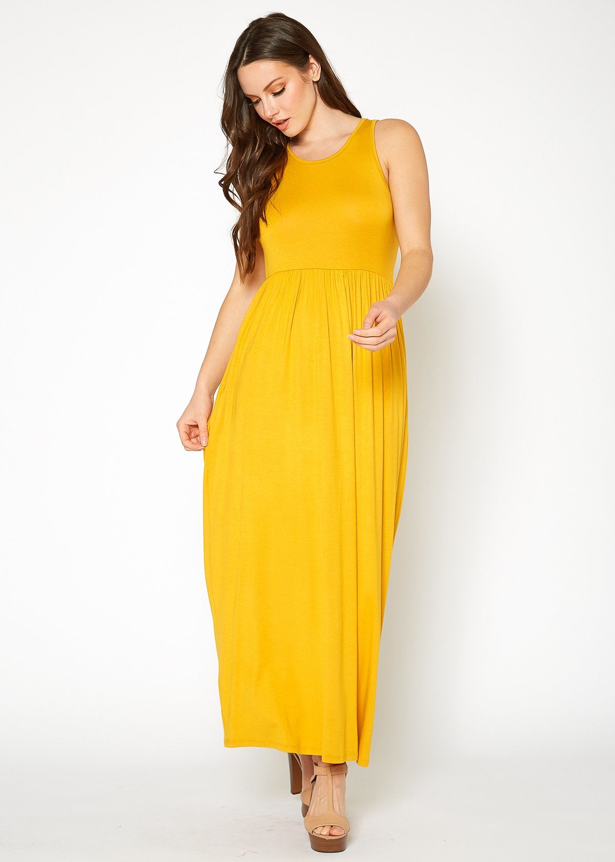 Mustard yellow women&