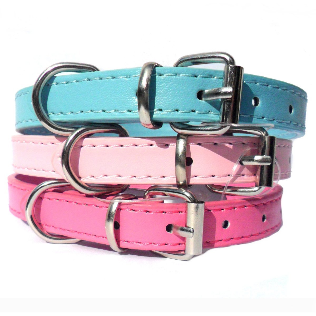 Salmon Oscar Kensington plain dog collar in various sizes, made of durable material, designed for pets and outdoor use