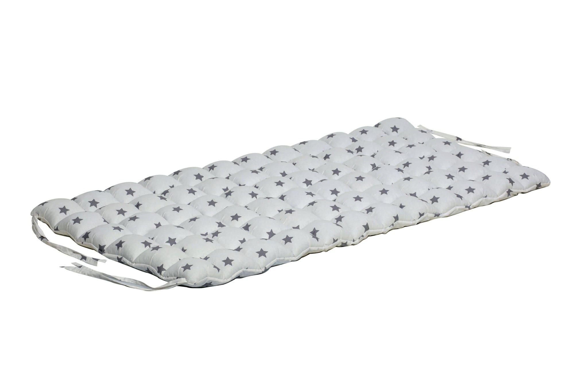 White Stars climbing arch pillow by Red Oceanus, soft cushioned furniture accessory for kids&