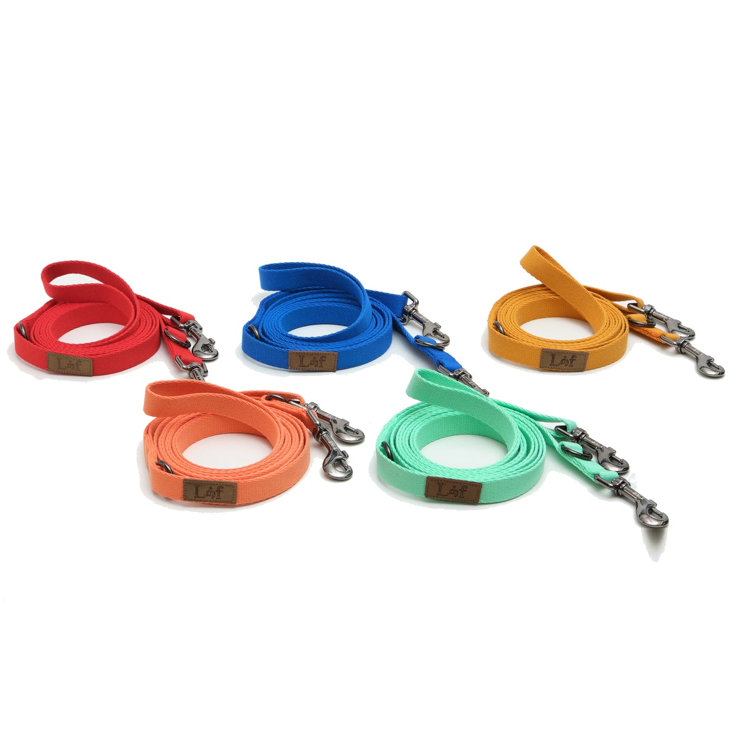 Emerald Alfie Lof Folding Lead Leash for pets, compact and foldable with a secure handle, ideal for walking your dog.