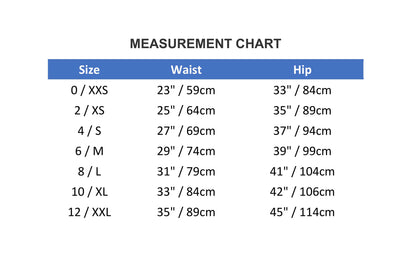 Black Lavender Athletique low-waisted ribbed activewear leggings with hidden pocket and mesh panels, shown in measurement chart image.