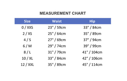 Black Lavender Athletique low-waisted ribbed leggings with hidden pocket and mesh panels, shown in measurement chart image.