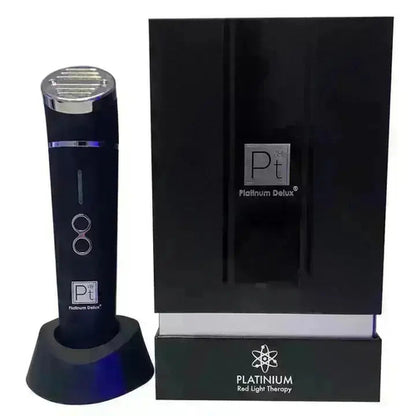 Amaranth Daisy LED anti-aging facial rejuvenation device for skincare with red and blue light therapy.