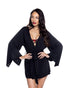 Brown Sooty modal robe displayed on a hanger, showcasing its soft fabric and relaxed fit, perfect for comfortable lingerie wear.