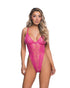 Brown Sooty Lace Essentials Teddy lingerie with delicate lace details, shown on a neutral background.
