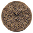 Terracotta Green Man clock by Lisa Parker, decorative gift featuring a detailed green man design in a rustic style.