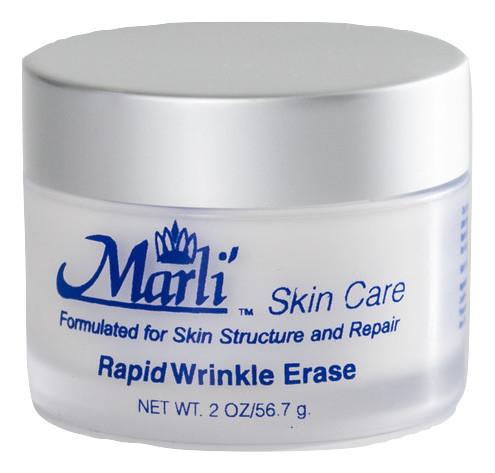 Olive Chronos Rapid Wrinkle Erase skincare cream jar with label, showcasing the anti-aging Botox alternative for smoothing wrinkles.