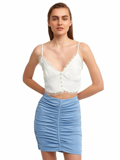 Lace detailed women&