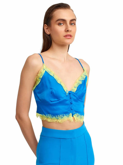 Lace detailed women&