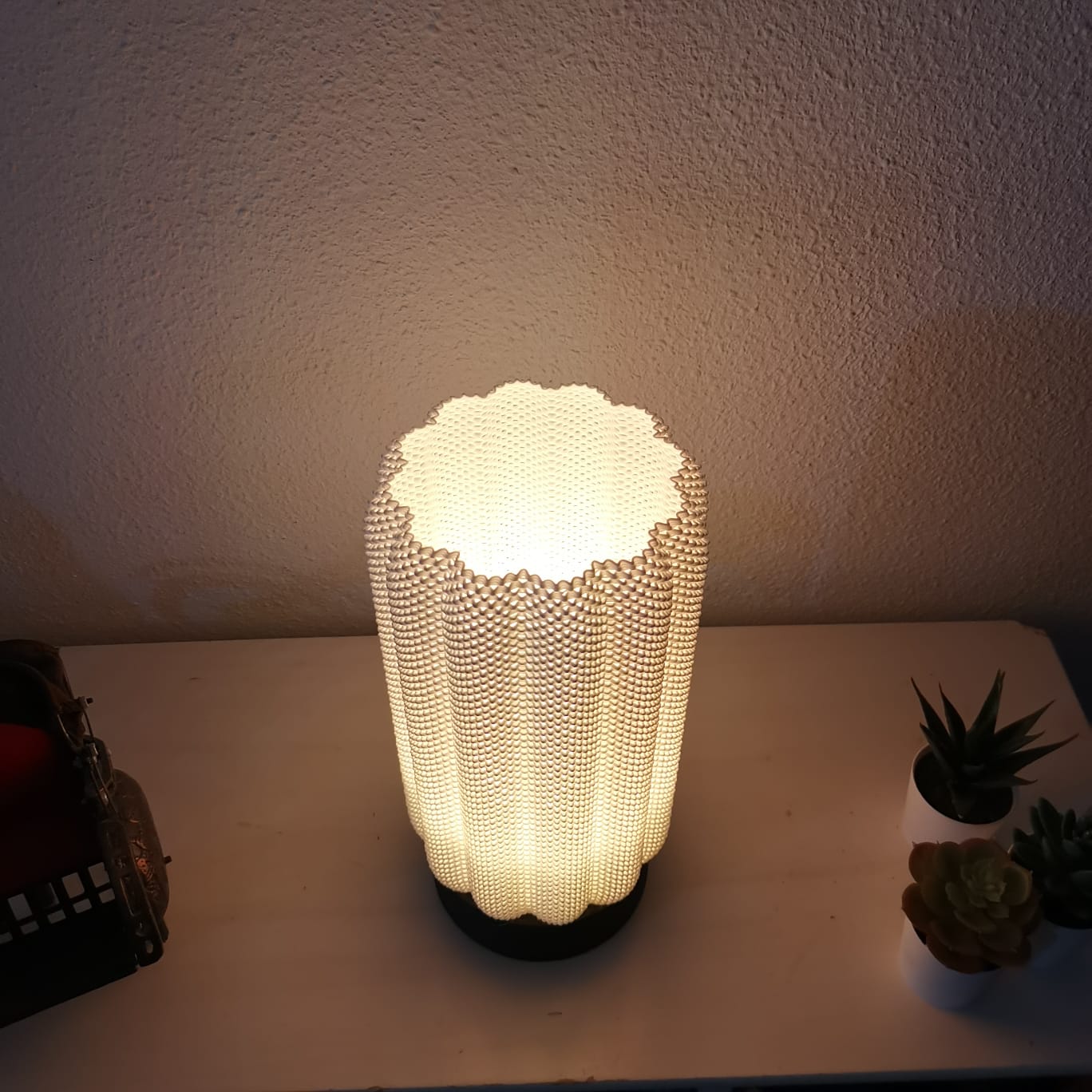 Azure Pontus Lumacore table lamp with sleek modern design and adjustable light, ideal for home or office lighting.