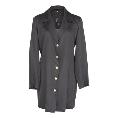 Black Grace Long Blazer Dress by Mauve Daisy, tailored women&