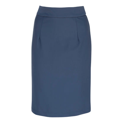 Mauve Daisy Luxe Comfort stretchy mini skirt for women, stylish and fitted, shown in a sleek black fabric.