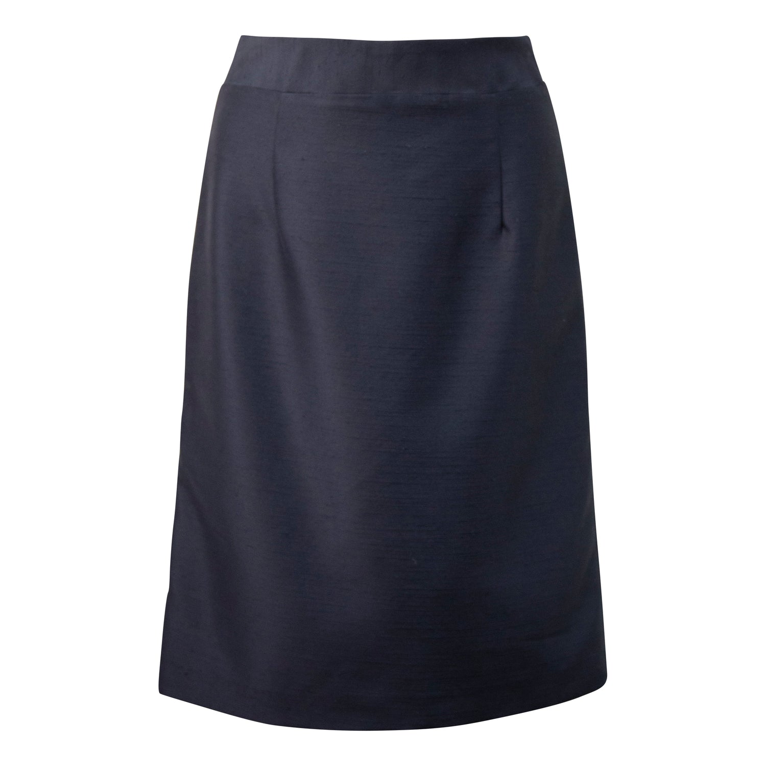 Black Luxe Straight Mini Skirt by Mauve Daisy, a stylish women&