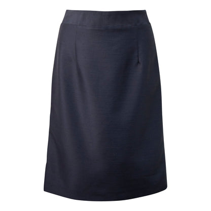Black Luxe Straight Mini Skirt by Mauve Daisy, a stylish women&