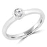 Rose Chloe Majesty Diamonds promise ring featuring a 0.25 carat round diamond solitaire set in a sleek ring setting.