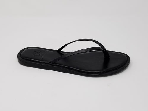 Black Carmel footwear by Azure Ophion, featuring sleek design and comfortable style, shown in the Monterey black color.