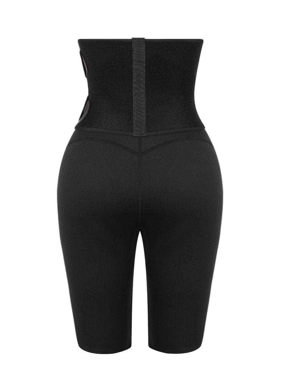 Red Indigo Osage 2-in-1 waist trainer and sauna sweat pant for slimming, made from neoprene, designed for home fitness and body shaping.