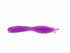 Aquamarine Misty Maggot Floating 2-inch fishing bait, close-up view of soft plastic maggot lure for fishing applications.