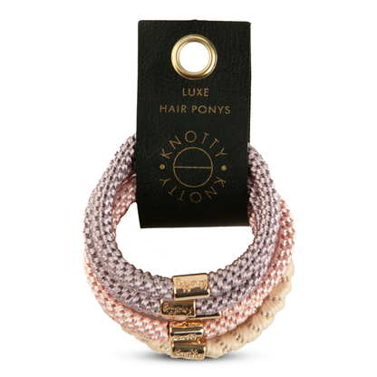 Luxe Hair Pony 6-Pack | Champagne Blush