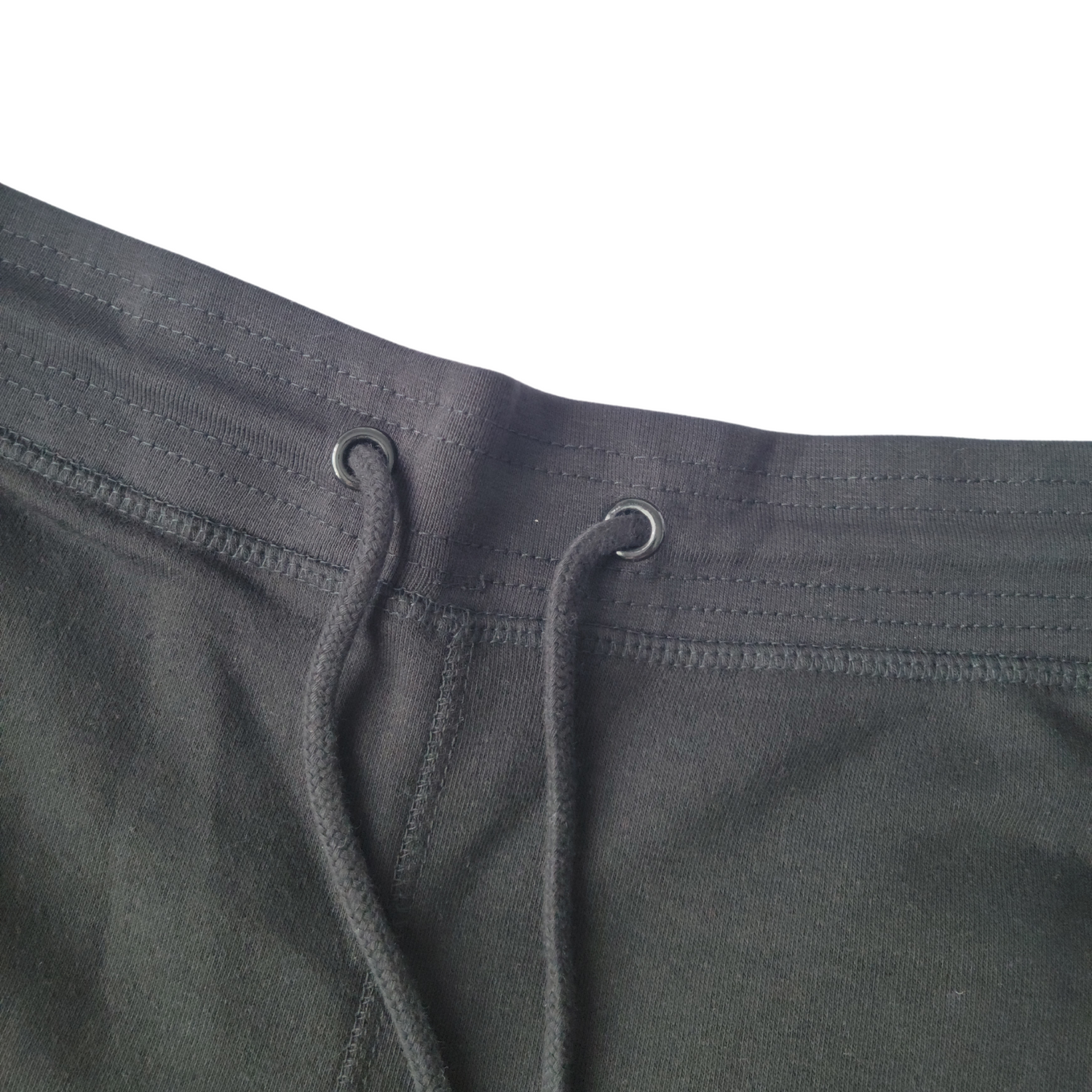 Makade black joggers from Grey Trillium, casual fit with elastic waistband and tapered legs, suitable for comfortable everyday wear.