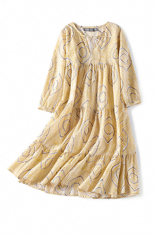 Colorful block printed girl&