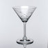 Crimson Shadow Galaxy Spirals martini glasses set of 2 in a gift box, elegant drinkware with swirling galaxy design for cocktails.