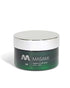 Green Saffron Mekabu Hydrating Styling Cream for hair, showing the product container with lush hair background.