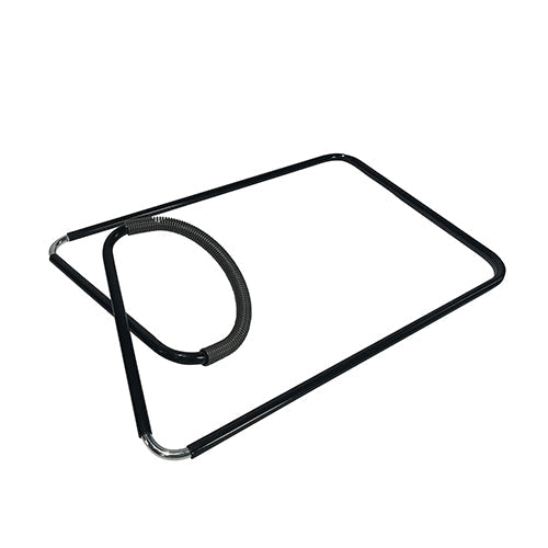 Alabaster OMSutra folding meditation chair with portable frame, designed for comfortable outdoor and indoor meditation sessions.