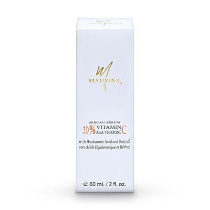 Orchid Zeus Vitamin C serum with hyaluronic acid and retinol in a clear glass bottle, showing the skincare product and dropper.