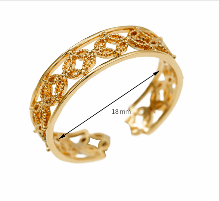 Gold Hélodie ring from Lime Cress jewelry collection featuring elegant design and polished finish.