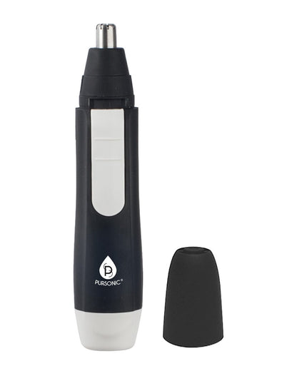 Blush Apollo Pursonic nose and ear hair trimmer, healthcare device with ergonomic design and precision trimming blades.