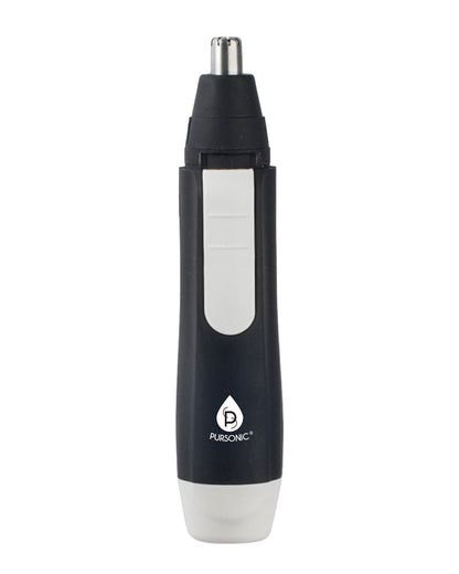 Blush Apollo Pursonic nose and ear hair trimmer with ergonomic design, suitable for safe personal grooming.