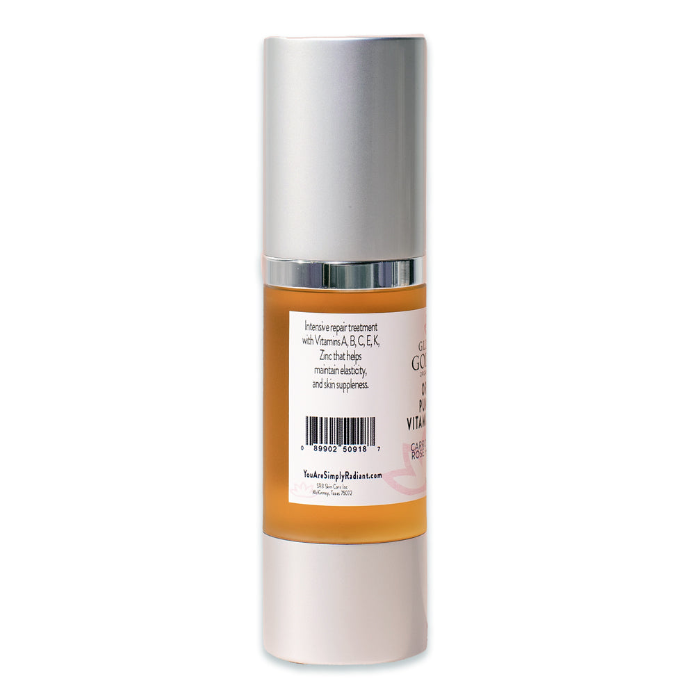 White Thalassa Organic Pumpkin and Vitamin E Serum for bath and beauty, featuring a bottle with a pump and fresh pumpkins in the background.