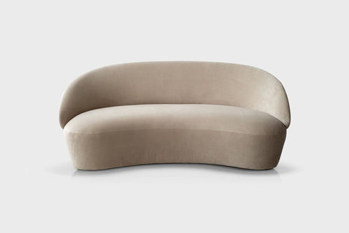 Beige Naïve Sofa by Aquamarine Poppy showcasing plush cushions and modern furniture design.
