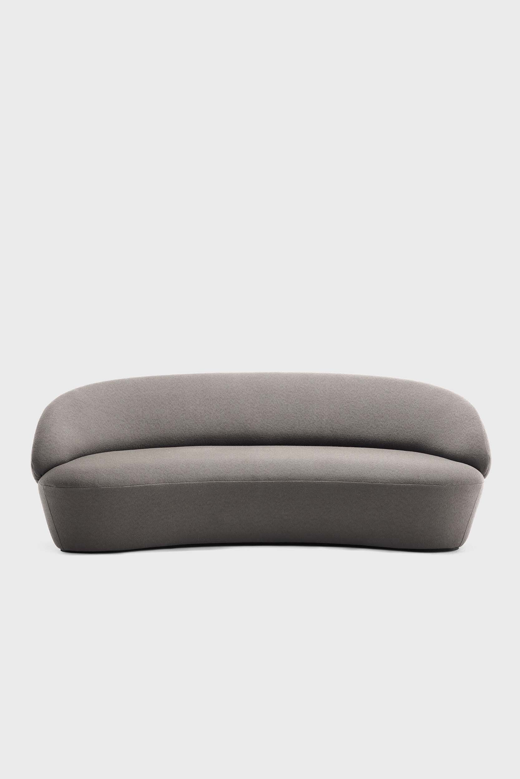 Beige Naïve Sofa by Aquamarine Poppy showing soft fabric upholstery and modern furniture design.