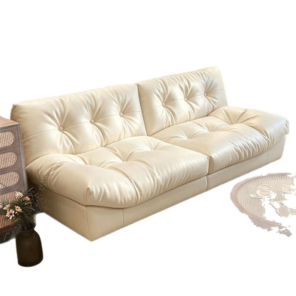 Cloud sofa, modern and simple living room, small household apartment, double leisure, light luxury, Internet celebrity cream style fabric sofa