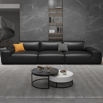 Daheiniu sofa living room sofa, light luxury modern minimalist sofa, cat-flawed leather sofa, living room office sofa