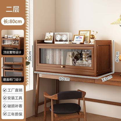 Nanzhu Bookshelf, Floor-standing Storage Rack, Bookcase, Home Living Room Simple Student Storage Cabinet, Storage Cabinet