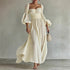 Women’s Palace Artistic Retro French formal dress with puff sleeves, stylish design, by Pear Daisy, perfect for elegant occasions.