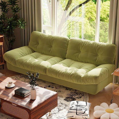 Yunduo sofa small apartment for home use, two-person internet-famous fully renovated rental apartment, straight row 2026 fabric sofa living room
