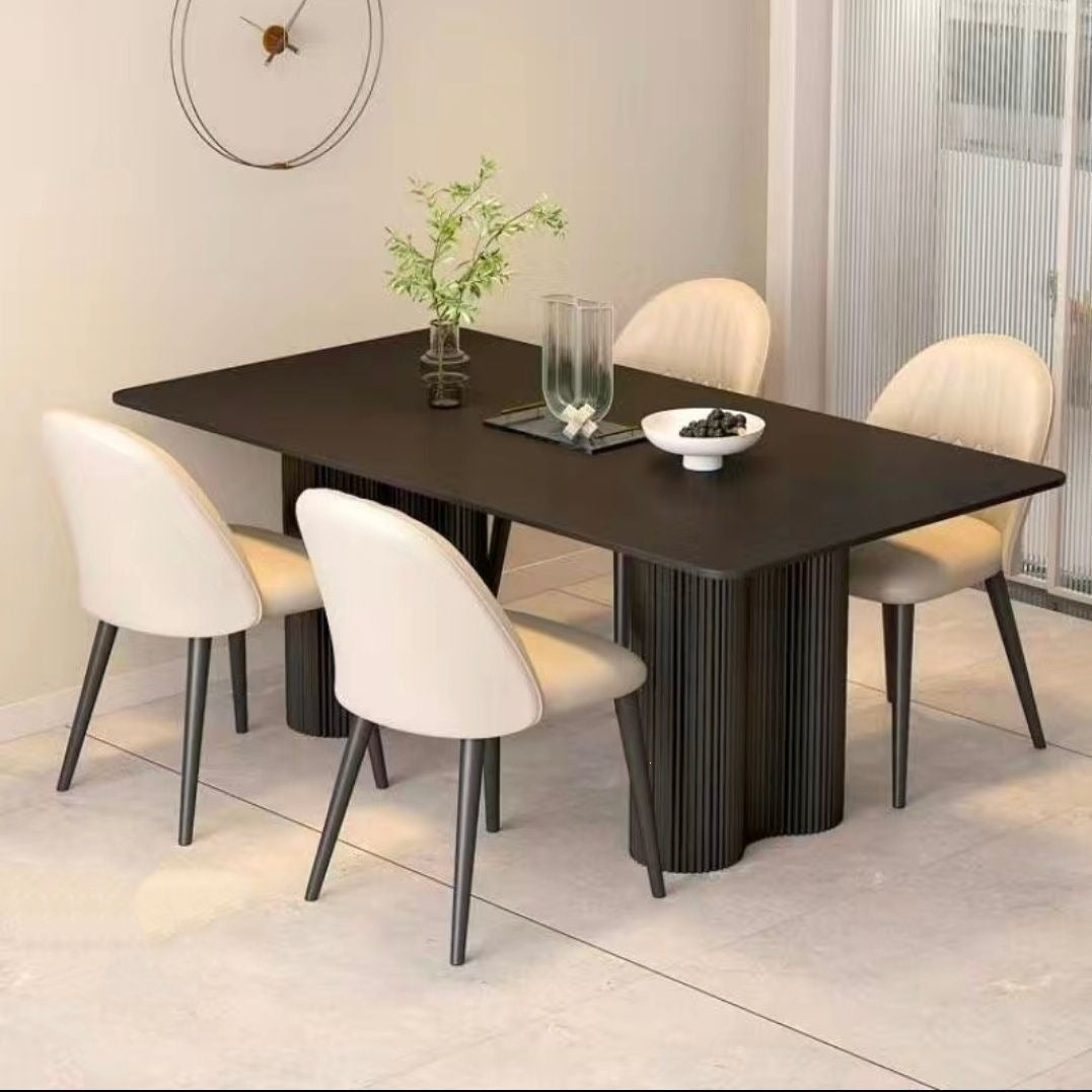 Coffee table, home dining table chair, stone plate dining table rack, table legs, stainless steel living room table, light luxury dining table and chairs