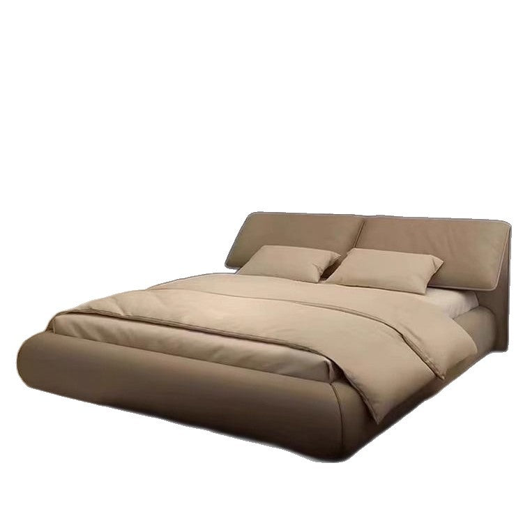 Italian minimalist baxter ear bed light luxury modern minimalist double master bedroom wedding bed large bed ins