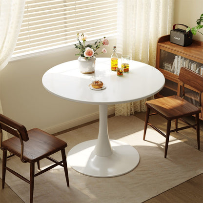Light luxury modern negotiation table and chair combination, café, milk tea shop, reception round table, home internet-famous minimalist dining table