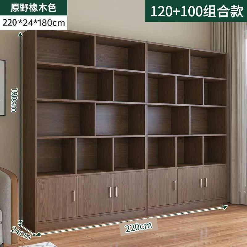 Home floor-standing bookshelf living room storage open storage cabinet office document freely combined cubital cabinet